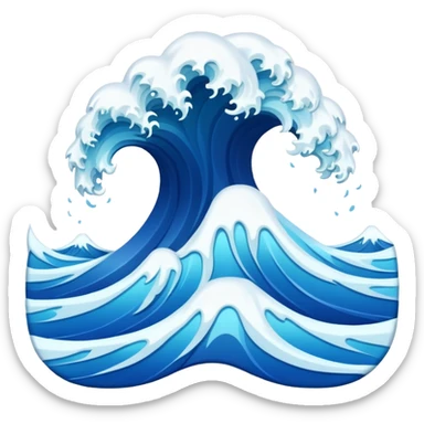 Ocean Waves sticker