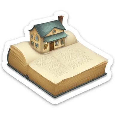 big story book sticker