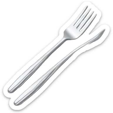 Skibidi baby griddy fork sticker