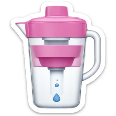 Pink brita water filter  sticker