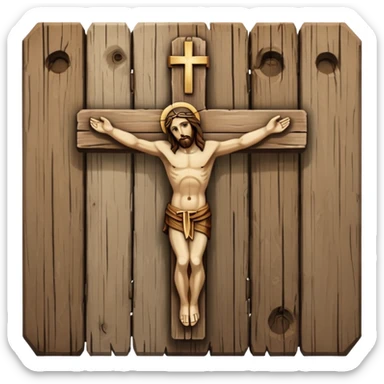 Jesus Christ’s cross sticker