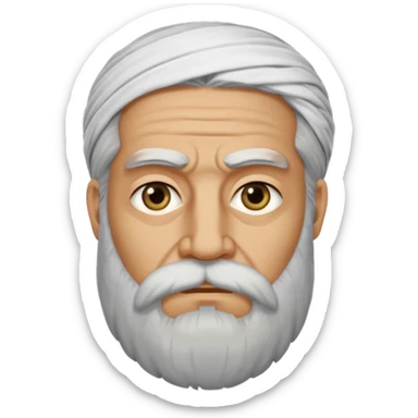 Filósofo griego con barba sticker