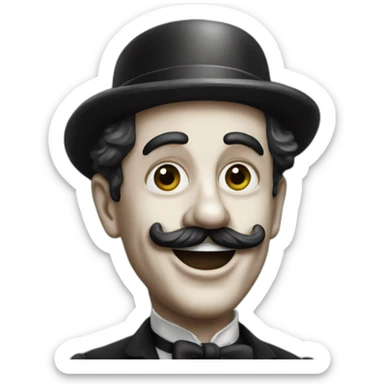 charly chaplin sticker
