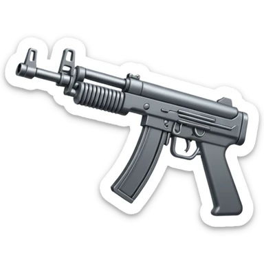 machinegun sticker