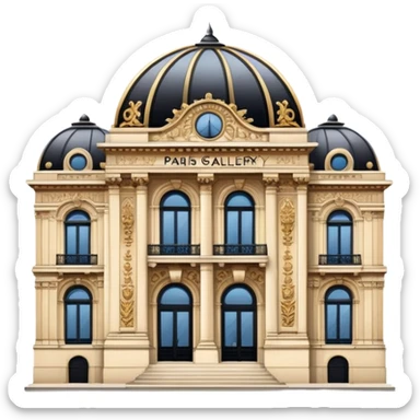  paris art SPAM MEAT gallery building   sticker
