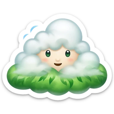 Mist cloud(wind/breath)🌱(nature/greeny sticker