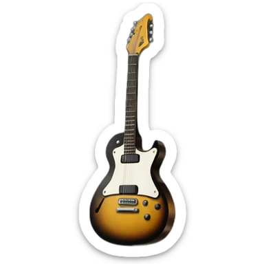 Guitare électrique sticker