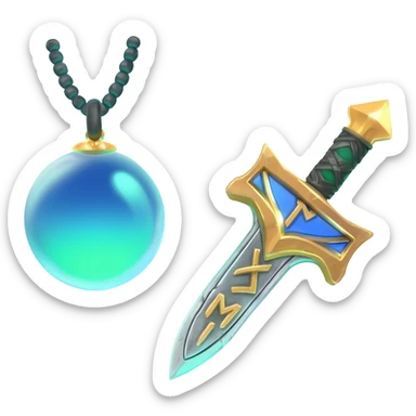 magic items sticker