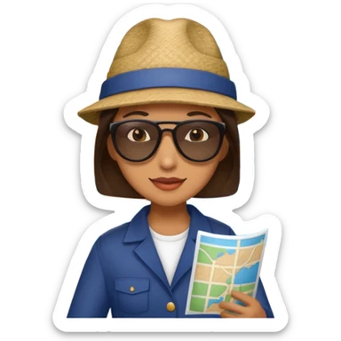 tour guide in USA sticker