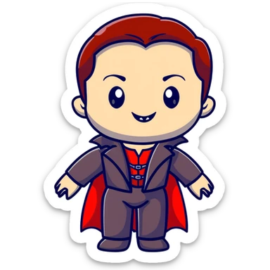 Vampire brats doll sticker