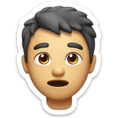 I got a stomach ache! sticker