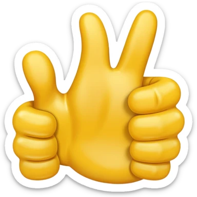 thumbs up emoji sticker