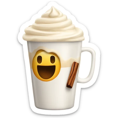 cafe con crema i canela  sticker