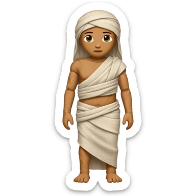 full body mummy sticker
