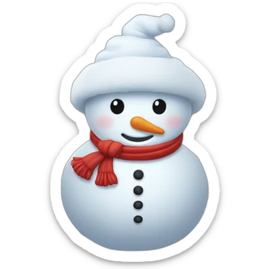 Bonhomme de neige sticker