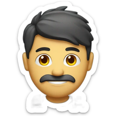 homme avec jean baggy sticker