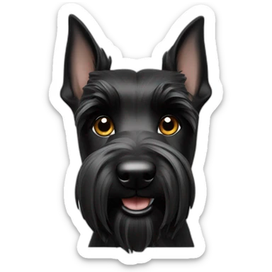 scottish-terrier-dog-black-blackeyes sticker