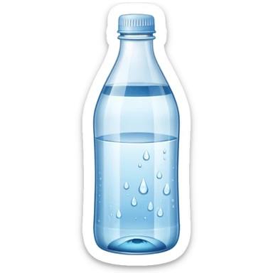  a bottle mineral water sticker
