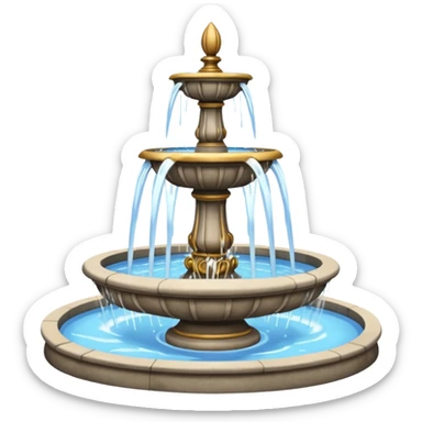 park Fountain sticker