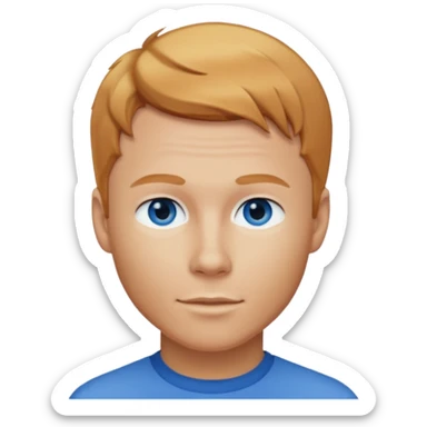 Brian Littrell with reddish blonde hair sticker