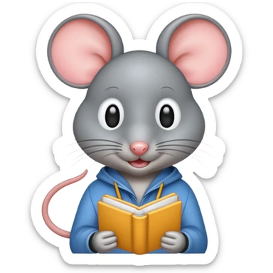student mouse sticker