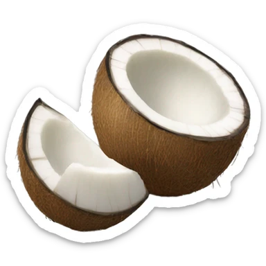 Tender coconut fruit sticker
