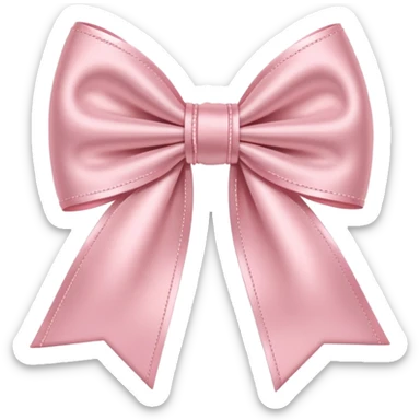 Light pink bows sticker