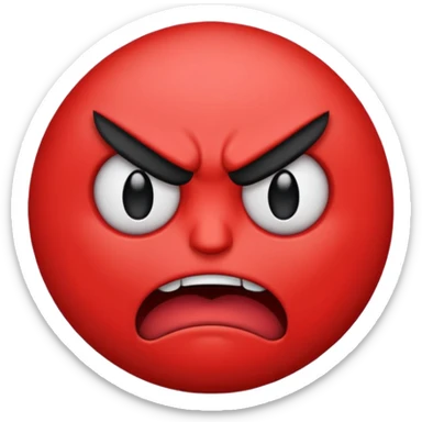 emoji drawind on ipad angry sticker
