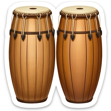 Two Indian tabla sticker