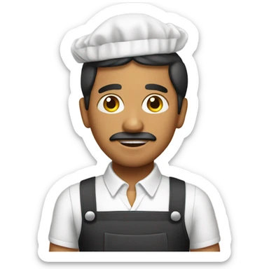 Mexican man who is a house maid sticker