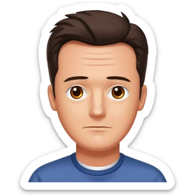 chandler bing of friends sticker