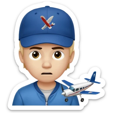 a city-raised, emotionally distressed boy struggling with his parents' recent divorce and harboring "The Secret"—his knowledge of his mother's infidelity. He is angry, self-pitying, and naive about nature, flying to Canada in a small plane to visit his father sticker