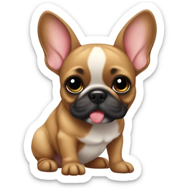 Fawn frenchie sticker
