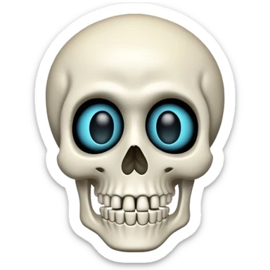 create an emoji of a skeleton called Sirius sticker