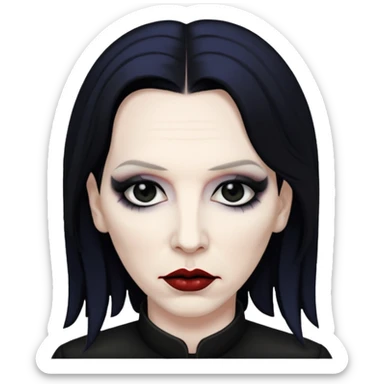 Merlin Manson sticker