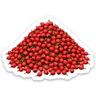 dried rosehip tea sticker