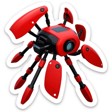 Rescue Boat - Zodiac Pro 850 (Model Year: 2022) (Iconic colour: Red and black) sticker