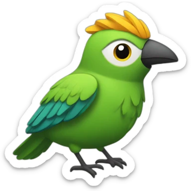 El pajarito loco sticker