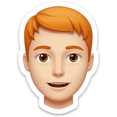 Someone mewing sticker