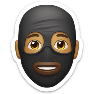 Face mask rapper  sticker