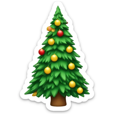 Christmastree sticker