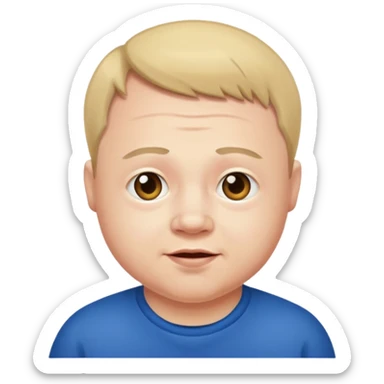 down syndrome man sticker