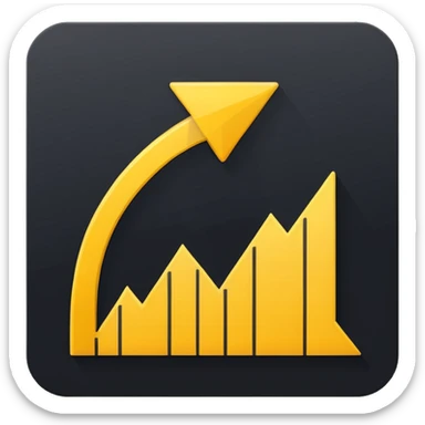 Prompt 11: "You can’t control the economy…"
Graphic: 📉 Downward chart icon (white line, yellow arrow).
Animation: Line graph drops sharply.
Background: Transparent.
 sticker