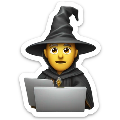 wizard apache web sticker