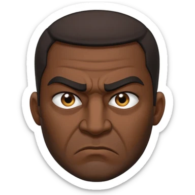 angry Iraqi, in profile sticker