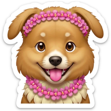 Pet on holiday sticker