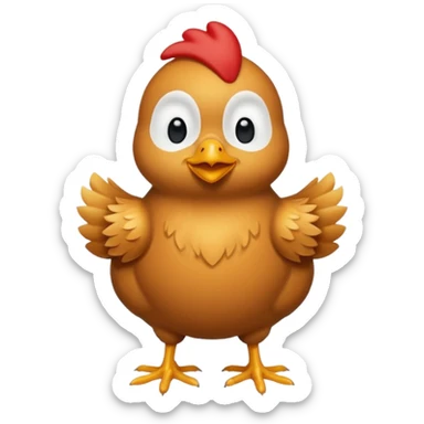 Chick-fil-a chicken sticker