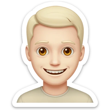 smile creepy mna sticker