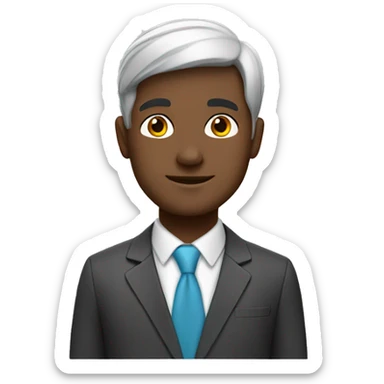 Mix a 1/2 Dolphin with a 1/2 white male teacher sticker