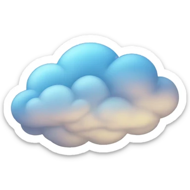 cloud sticker